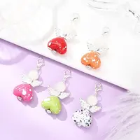 Heart Angel Acrylic & Glass Pearl Pendant Decorations