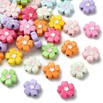 45Pcs 9 Color Baking Paint Alloy Handmade Beads