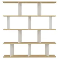 Livetastic REGÁL, barvy dubu, tmavě šedá, 130/137/25 cm