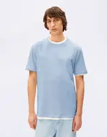 Tričko Armedangels Maarkos 3455 wedgwood