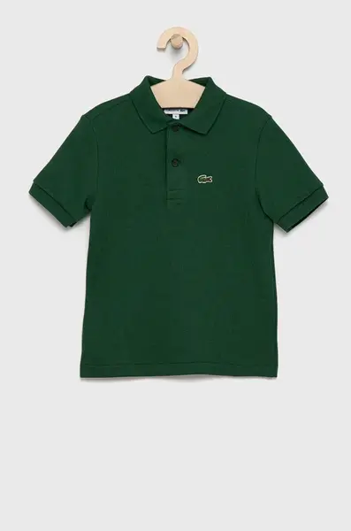 Dětská bavlněná polokošile Lacoste