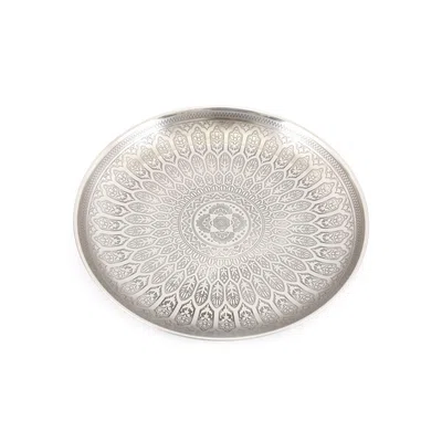 XXXL DEKORAČNÍ PODNOS, kov, 33/4/33 cm