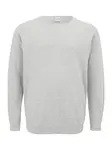 Jack & Jones Plus Sveter 'JJEHILL'  sivá