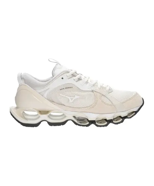 MIZUNO Bežecká obuv  béžová / biela