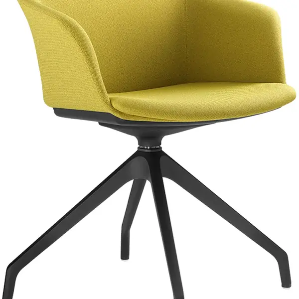 LD SEATING Konferenční židle WAVE 033,F90-BL, černý kříž