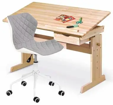 HALMAR Sestava - Stůl JULIA + Židle MATRIX 3 šedá