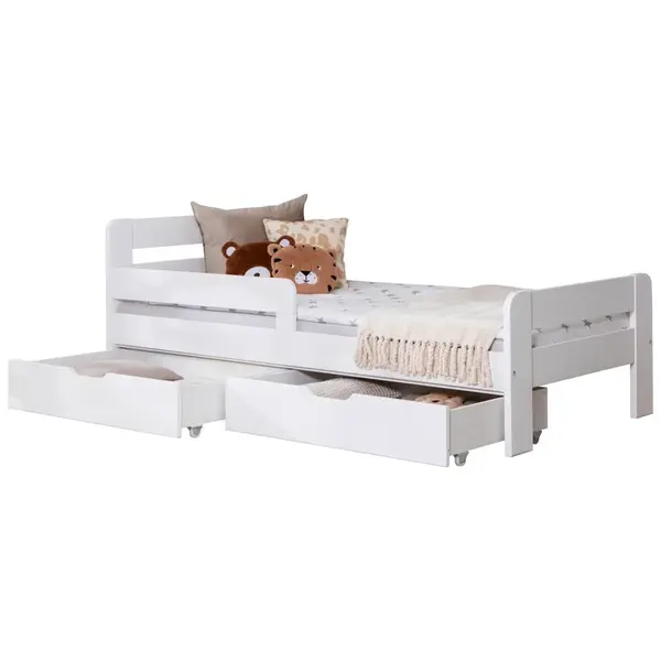 MID.YOU POSTEL S ÚLOŽNÝM PROSTOREM, 90/200 cm, bílá