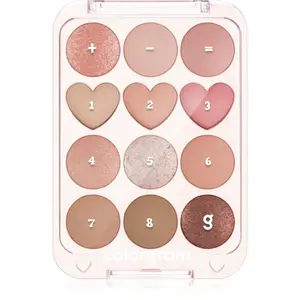 Colorgram Pin Point Eyeshadow Palette paletka očných tieňov pre dokonalý vzhľad odtieň 01 Peach+Coral 9.9 g