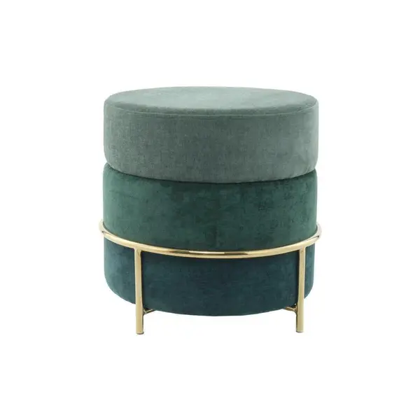 TABURET, kov, textil, kompozitní dřevo, 48,5/46/48,5 cm