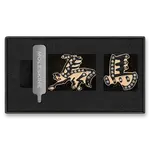 Ozdoba na zápisník Moleskine horse crystal, zlatá