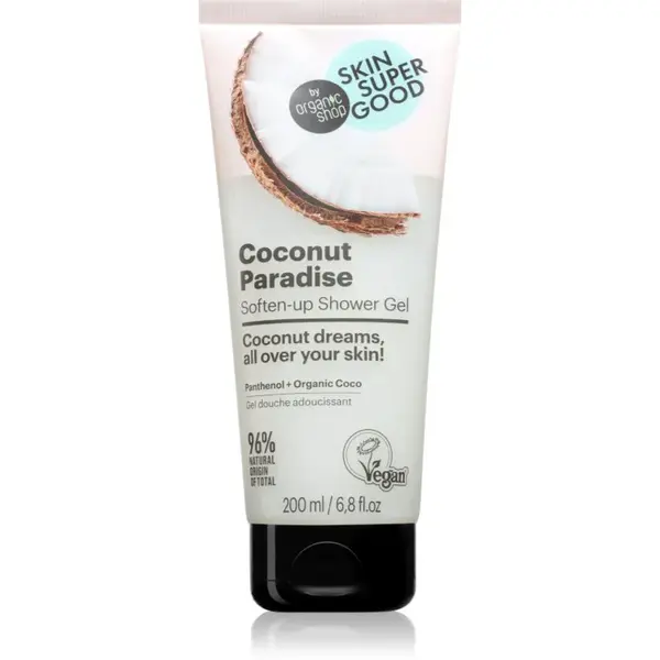 Organic Shop Skin Super Good Coconut Paradise zjemňující sprchový gel 200 ml