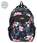 Batoh na notebook Enrico Benetti Santa Cruz 62038 Black Flower