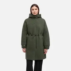 Khaki dámská parka Geox Kleopy
