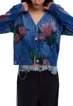 Desigual květinový cardigan
