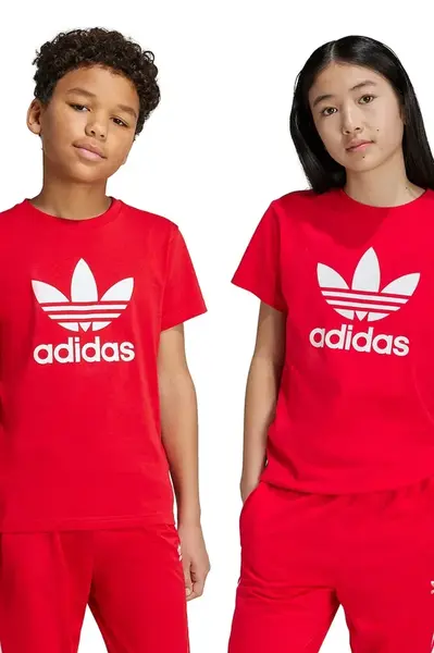 Dětské bavlněné tričko adidas Originals TREFOIL TEE
