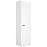 Hom`in SKŘÍŇ NA ODĚV, bílá, vysoce lesklá bílá, antracitová, 60/206,2/41,6 cm