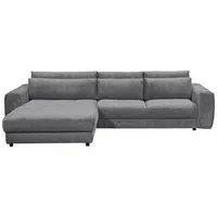 MID.YOU ROHOVÁ SEDAČKA, textil, kompozitní dřevo, antracitová