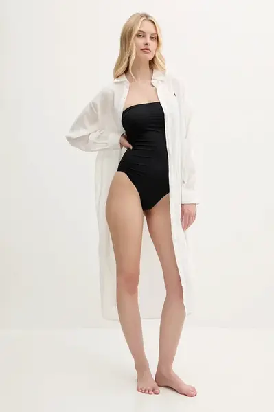 Lněné plážové šaty Polo Ralph Lauren