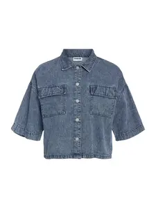 Noisy may Blúzka 'NMEnza'  modrá denim
