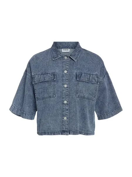 Noisy may Blúzka 'NMEnza'  modrá denim