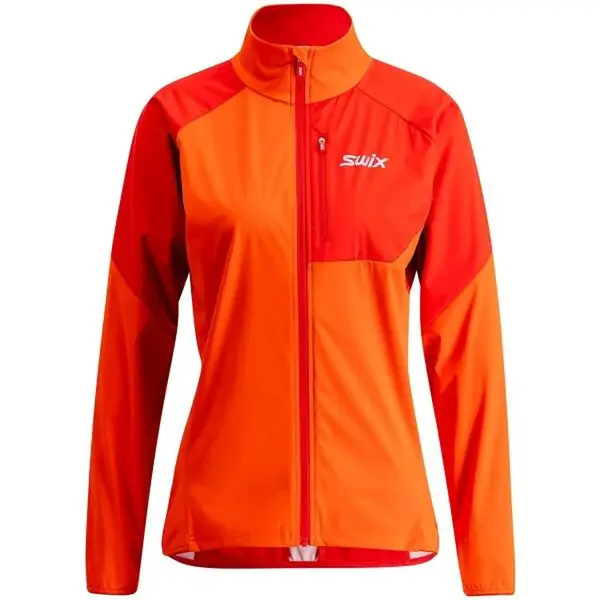 Swix FOCUS JACKET W Dámská sportovní bunda, oranžová, velikost