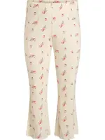 Zizzi Pyžamové nohavice 'MPointy'  ružová / šedobiela