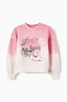 Dětská bavlněná mikina zippy