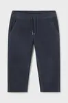 Dětské kalhoty Mayoral tmavomodrá barva, hladké, 2537