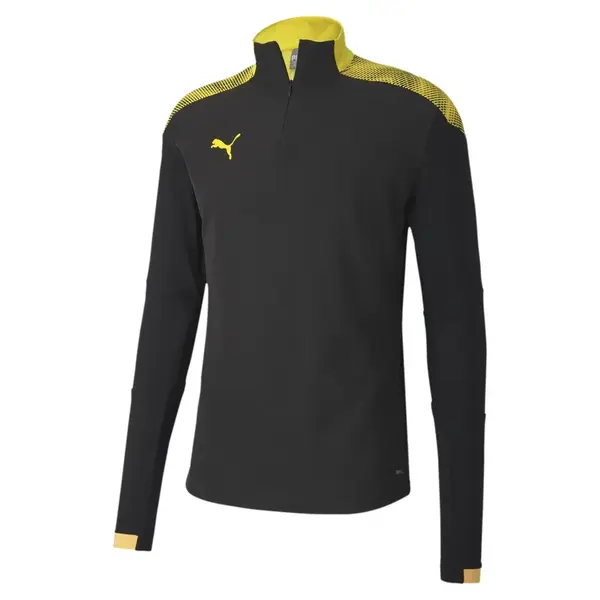 PUMA Športová mikina  žltá / čierna