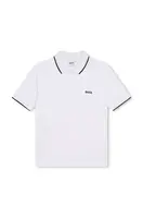 Dětská bavlněná polokošile BOSS