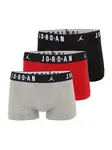 Jordan Boxerky 'FLIGHT'  sivá melírovaná / červená / čierna