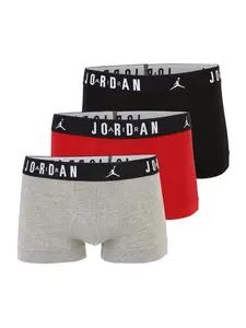 Jordan Boxerky 'FLIGHT'  sivá melírovaná / červená / čierna