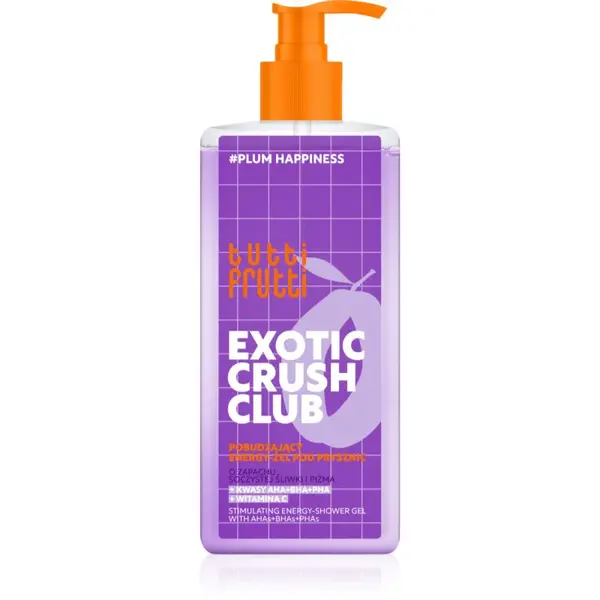 Farmona Tutti Frutti Exotic Crush Club energizující sprchový gel s AHA kyselinami 400 ml