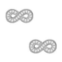 Stříbrné náušnice Fossil JFS00634040