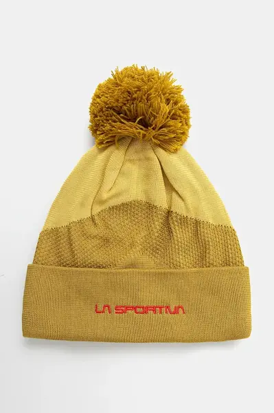 Čepice LA Sportiva Knitty žlutá barva, z husté pleteniny, Y58732735