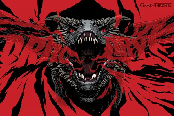 Plakát Game of Thrones - Dracarys
