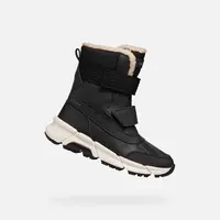 Black boys' ankle boots Geox Flexyper Plus - Boys