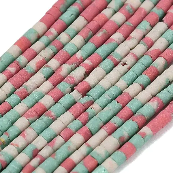 Dyed Synthetic Turquoise Beads Strands