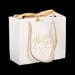 80Pcs Gold Stamping Thank You Paper Gift Packing Tote Bags