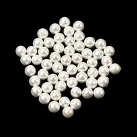 Electroplated Shell Pearl Beads