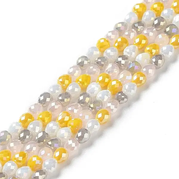 Electroplated Glass Beads Strands