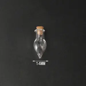 Mini High Borosilicate Glass Bottle Bead Containers