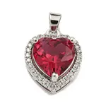 Rack Plating Brass Glass Micro Pave Clear Cubic Zirconia Pendants