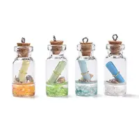 Glass Wishing Bottle Pendant Decorations