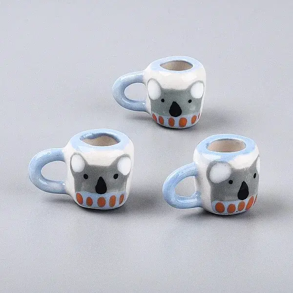 Handmade Porcelain Koala Mug Cup Decoration