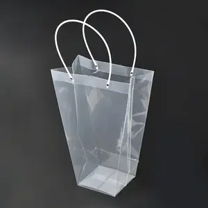 Valentine's Day Trapezoid PP Plastic Gift Bags