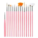 15Pcs Plastic Nail Art Brush Pens