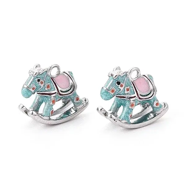 Brass Enamel Pendants