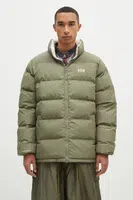 Oboustranná bunda Helly Hansen pánská, zelená barva, zimní