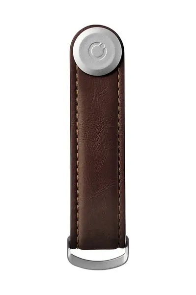 Obal na klíče Orbitkey Leather Espresso 8,5 cm hnědá barva